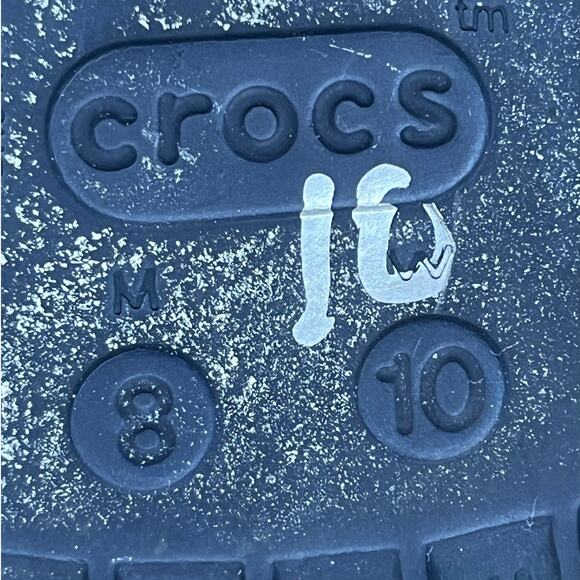 Crocs Women’s Size 10 Blue T-Post Thong Slip-On Sandals Comfort Summer Shoes - Picture 2 of 9